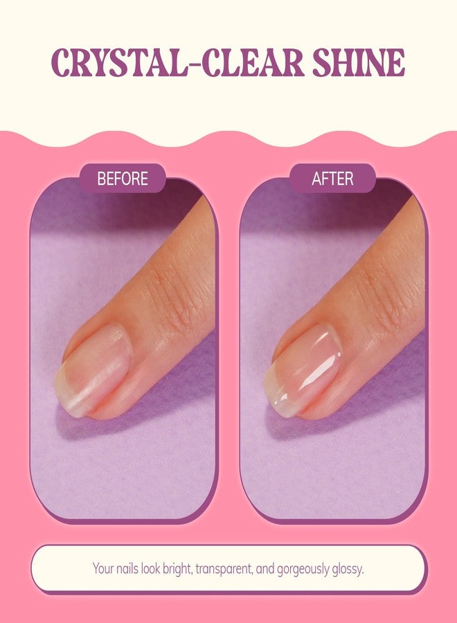 Heyhae Power Up Nail Strengthener 0.23 fl.oz | Daily Nourishment Care for Damaged Weak Splitting Clear Shine Keratin Recovery - Image 4